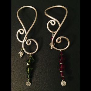 Wine jewelry Set of 2 one for red & one for white